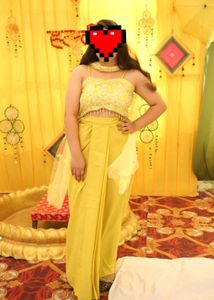 Yellow Lehenga Choli(Margin upto 38 bust)