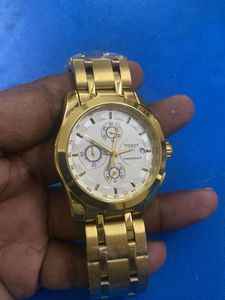 Tissot Chronograph Gold Watch