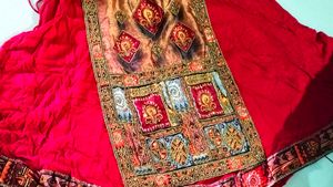 Beautiful Red colour Long Dress