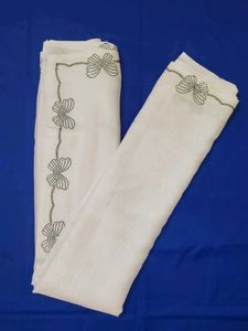 White Butterfly  Sarees Embellishments