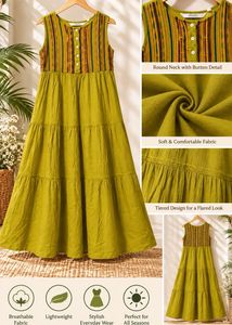 Stylish Tiered Maxi Dress