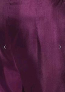 Purple Kurta Set Trousers And Dupatta