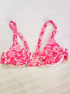 Vibrant Pink Floral Bikini Set