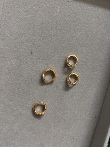 Elegant Gold Bracelet with Heart Charms
