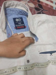 Men's Printed Casual 2half 1full shirt