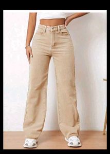 High-Waisted Wide Leg Jeans