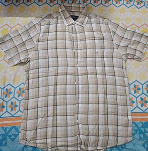 Men's Casual Plaid Short-Sleeve Shirt