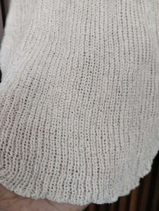 Cream Knit Tank Top