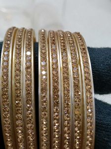 Elegant Rhinestone Bangle Set