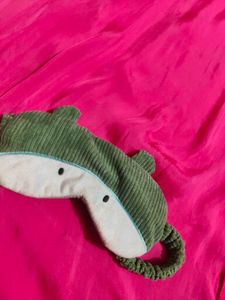 Cute Green Whale Sleep Mask