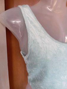 Mint Green Cropped Tank Top