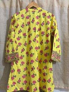 Floral print kurta set