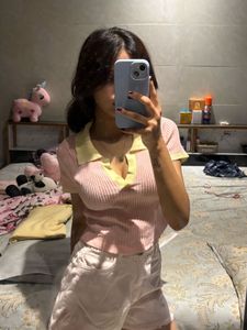 Collared Knit Top