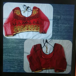 Red &amp; Gold Lehenga Choli Set