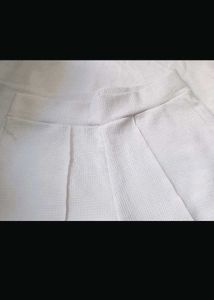 White Wide-Leg Trousers