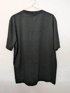 Stylish Black T-Shirt with Gold Emblem