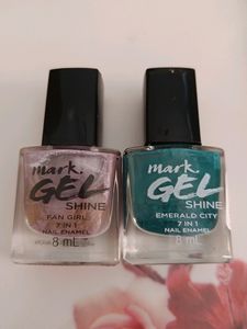 Avon Mark Gel Shine Combo 2 Big Nail Paints