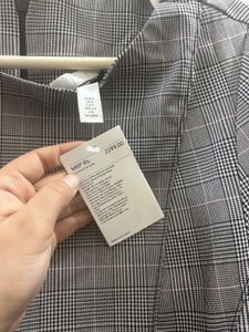 H&amp;M Classic Plaid Fit and Flare Dress