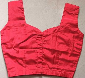 Red silk Skirt and top set