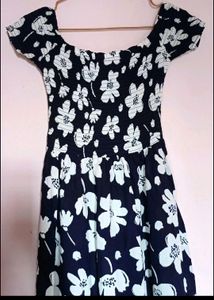 WOMEN OFF SHOULDER  FLORAL DRESS