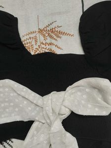 Coquette bow blouse