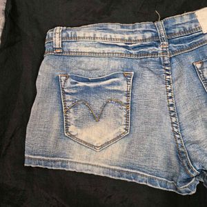 Blue mini  Denim Shorts