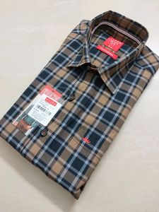 Shirt (New) Tyzer Black & Brown Checkers Full Slee