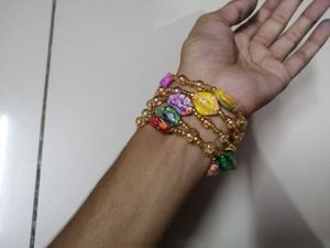 Multi Color Beaded Necklace