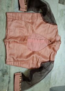 Elegant Ethnic Kurta with Net Detail