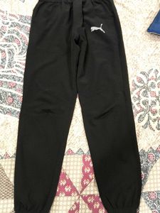 women's Black Puma Cargo Pants