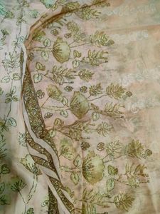 Pretty Floral Print Dress Material