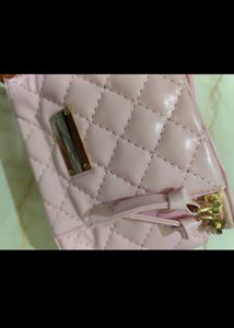 Mac Quilted Vanity Bag - Baby Pink