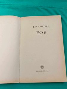 J. M. Coetzee "Foe" Nobel Prize Winner