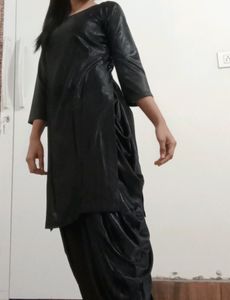 Black Top And Patiyala Pant