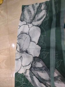 Large Floral Print Scarf