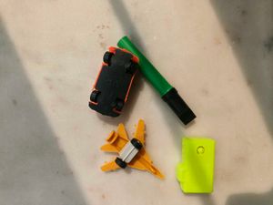 Toy Car, Jet, camera and Whistle Set