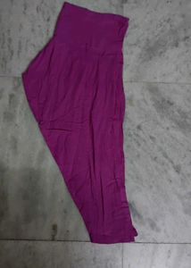 Purple Patterned Kurti With Pajama And Dupatta