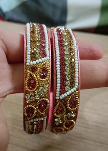 Pink Colour Bangles