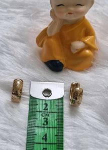 Gold Plated Tone Hoop Earrings