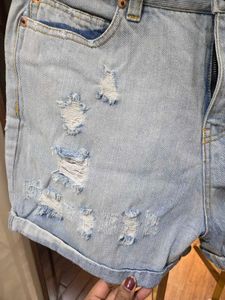 🇮🇳Freedom Sale🇮🇳Ripped Denim Shorts
