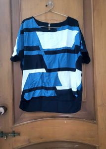 Stylish Geometric Print Top