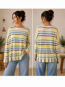 Striped Long Sleeve Top