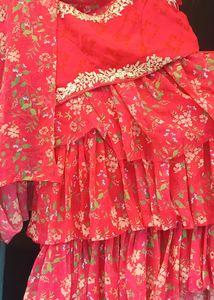 Saree Lehnga With Blouse, Belt For Women