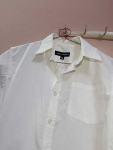 Men's White Button-Down Shirt