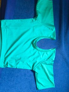 Teal Blue Shimmer Blouse
