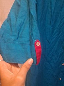 Teal Kurta