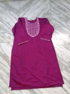 Elegant Embroidered Kurta