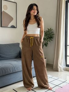 Brand new Brown wide-leg Corduroy Pants (S)