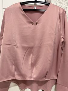 Chic Satin V-Neck Top