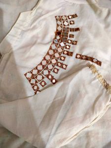 Elegant White Kurta